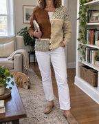 Harriet - Printed Knit-Look Cardigan